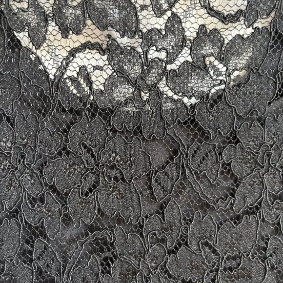 Sz2 Diane von Furstenberg Authentic Mini Black Lace Dress – Perfect LBD! - Picture 11 of 14